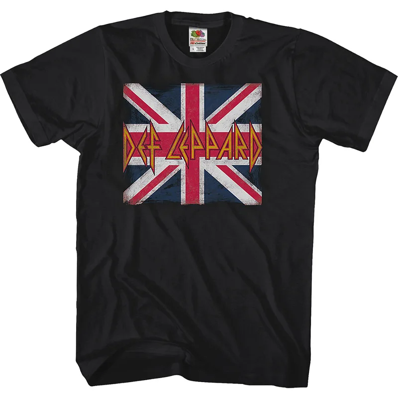 Summer Band Hysteria Faces Def Leppard T-shirt Rock T-shirt Unisex Men Women Short Sleeve Summer Round Neck Tee Streetwear Tops