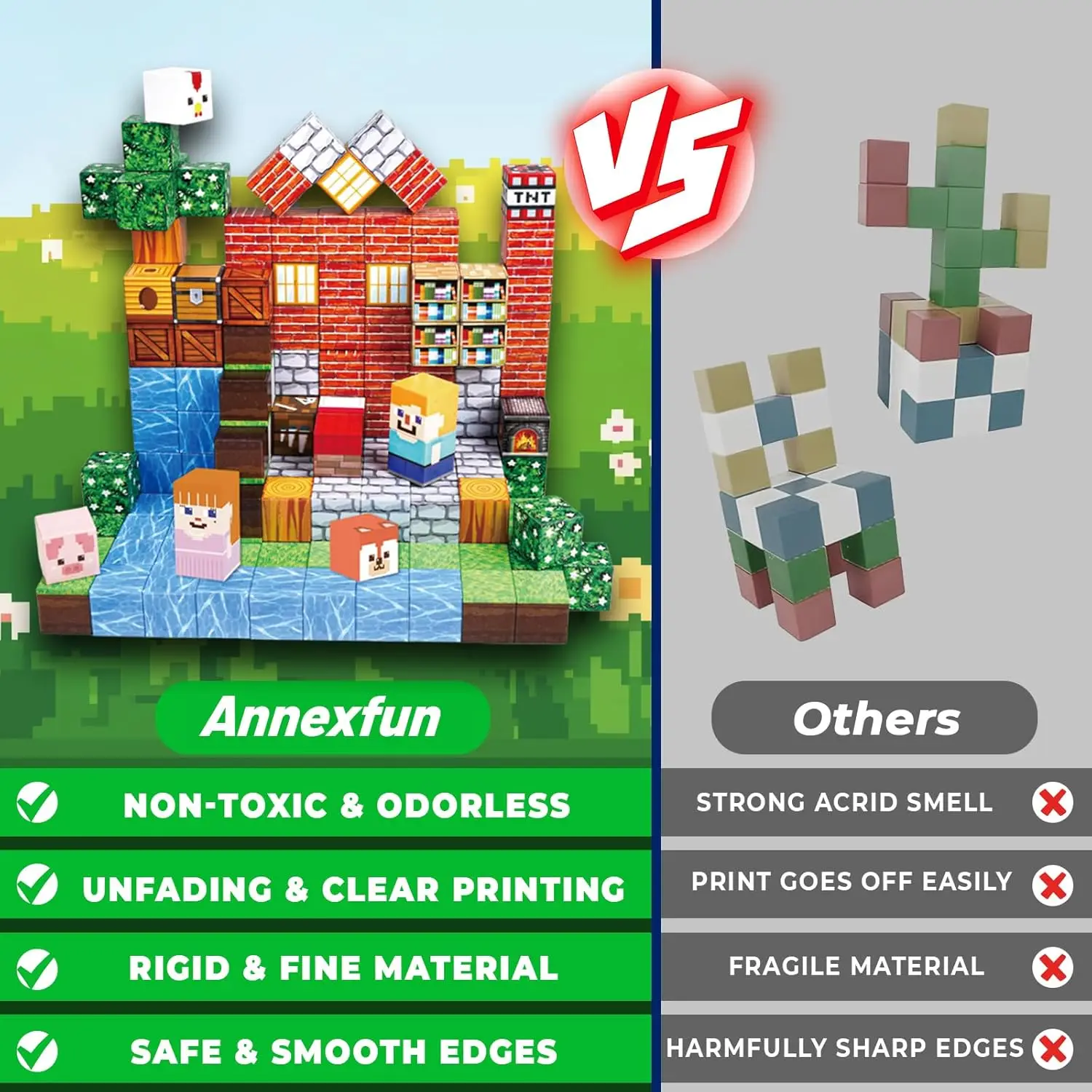 Azulejos magnéticos de animales del bosque, juego de construcción creativo de 150 Uds., juguetes educativos STEM, rompecabezas 3D, decoración artesanal, Idea de regalo de vacaciones