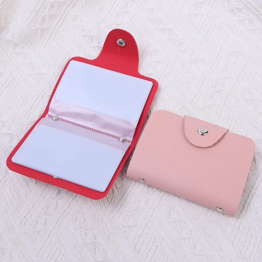 24 Bits Creditcardhouder Business Bankkaart Pocket Pu Grote Capaciteit Kaart Contant Opslagclip Organizer Case Id Holder Pouch