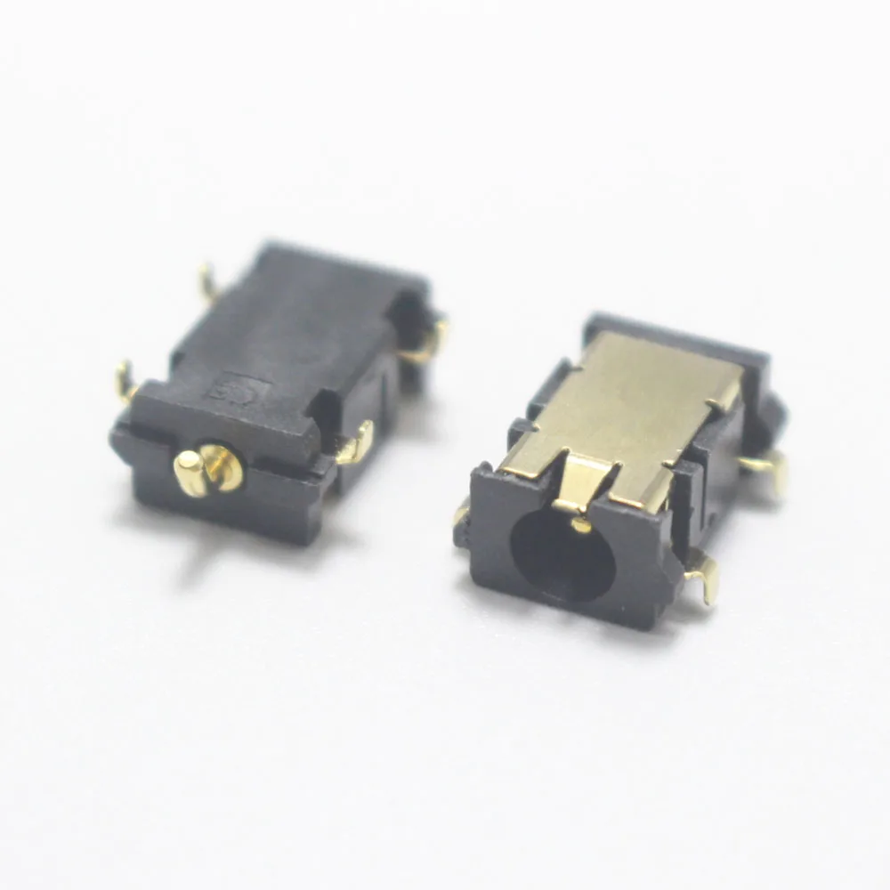 NinthQua 2pcs DC Power Socket JACK Shenboard 5Pin Gold-plated 3.5X1.35mm Charging Connector