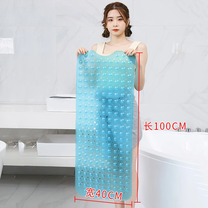 40*100cm Mat Bathtub Bath Mat PVC Large Bathtub Safety Shower Non-slip Bath Mats With Suction Cups Floor Mat