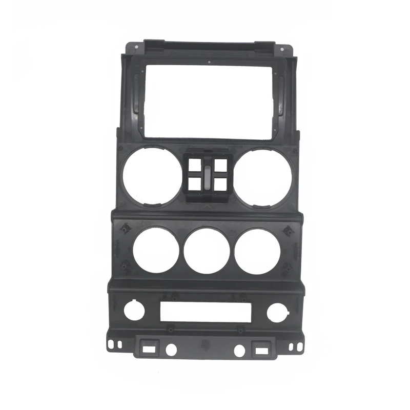 9 Inch Car Frame Fascia Adapter Canbus Box For Jeep Wrangler Rubicon 2008-2010 Android Radio Dash Fitting Panel Kit