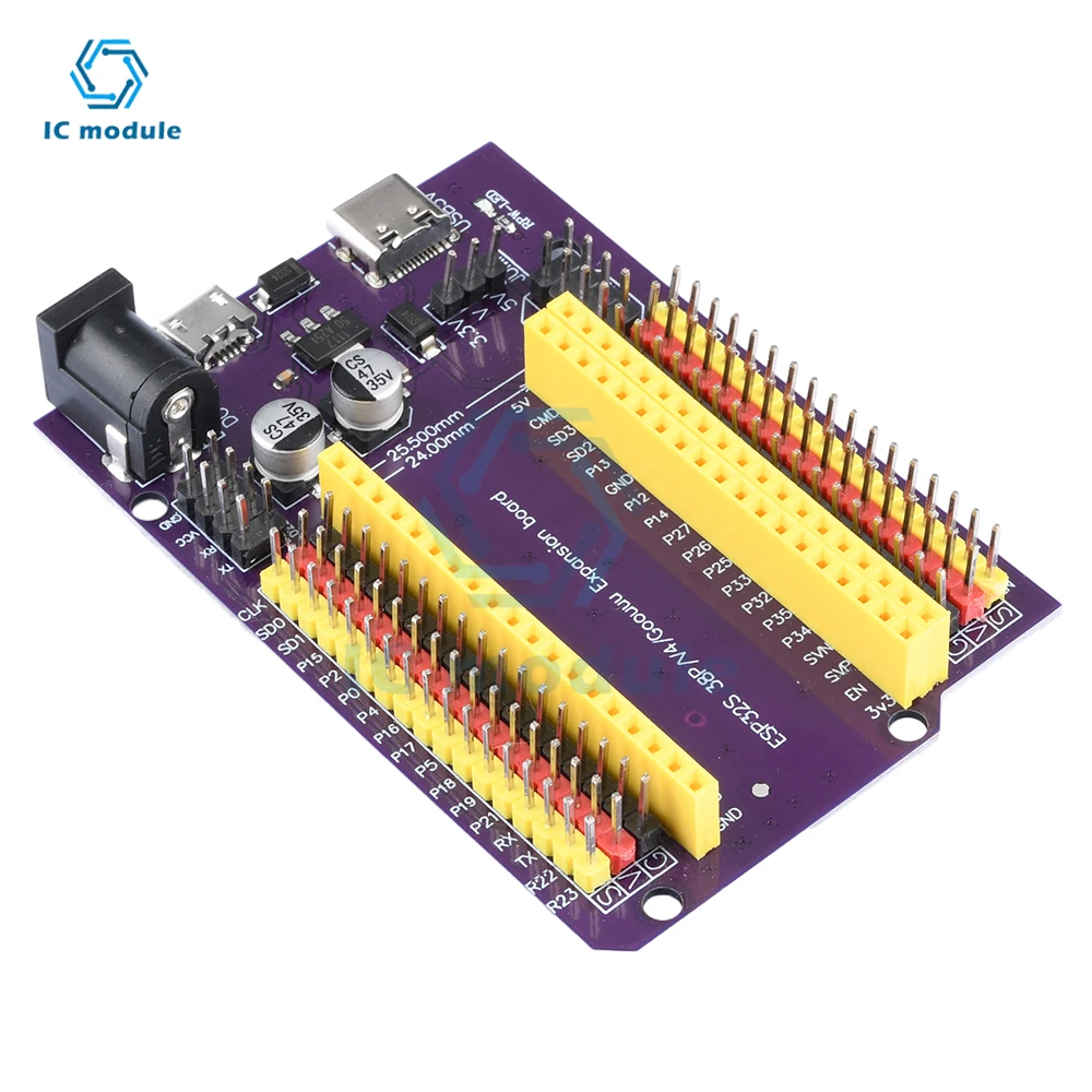 ESP32 ESP32S Universal Expansion Board Module Development Board Backboard Compatible with 38PIN ESP32 Development Board