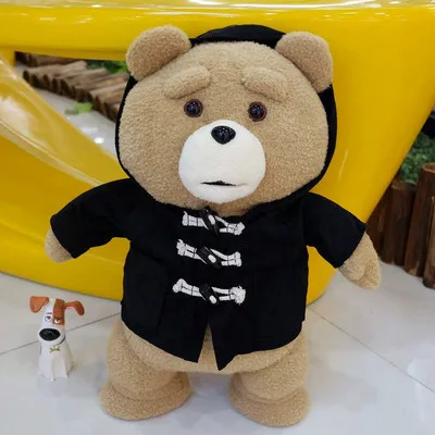 43cm 10 Movie Teddy Bear Ted 2 Plüschpuppe Spielzeug mit Schürze, weicher Plüsch als Weihnachts- oder Geburtstagsgeschenk für gute Freunde – Detail 9