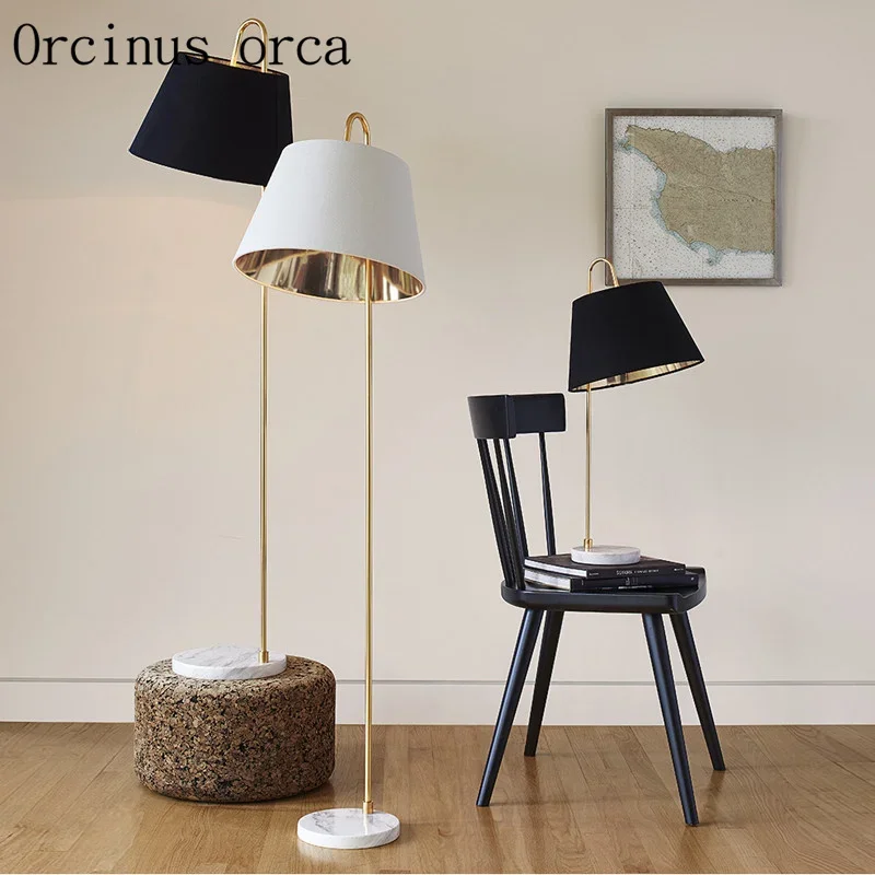 Nordic simple modern fishing lamp vertical desk lamp living room bedroom lamp dimming light floor lamp Postage free