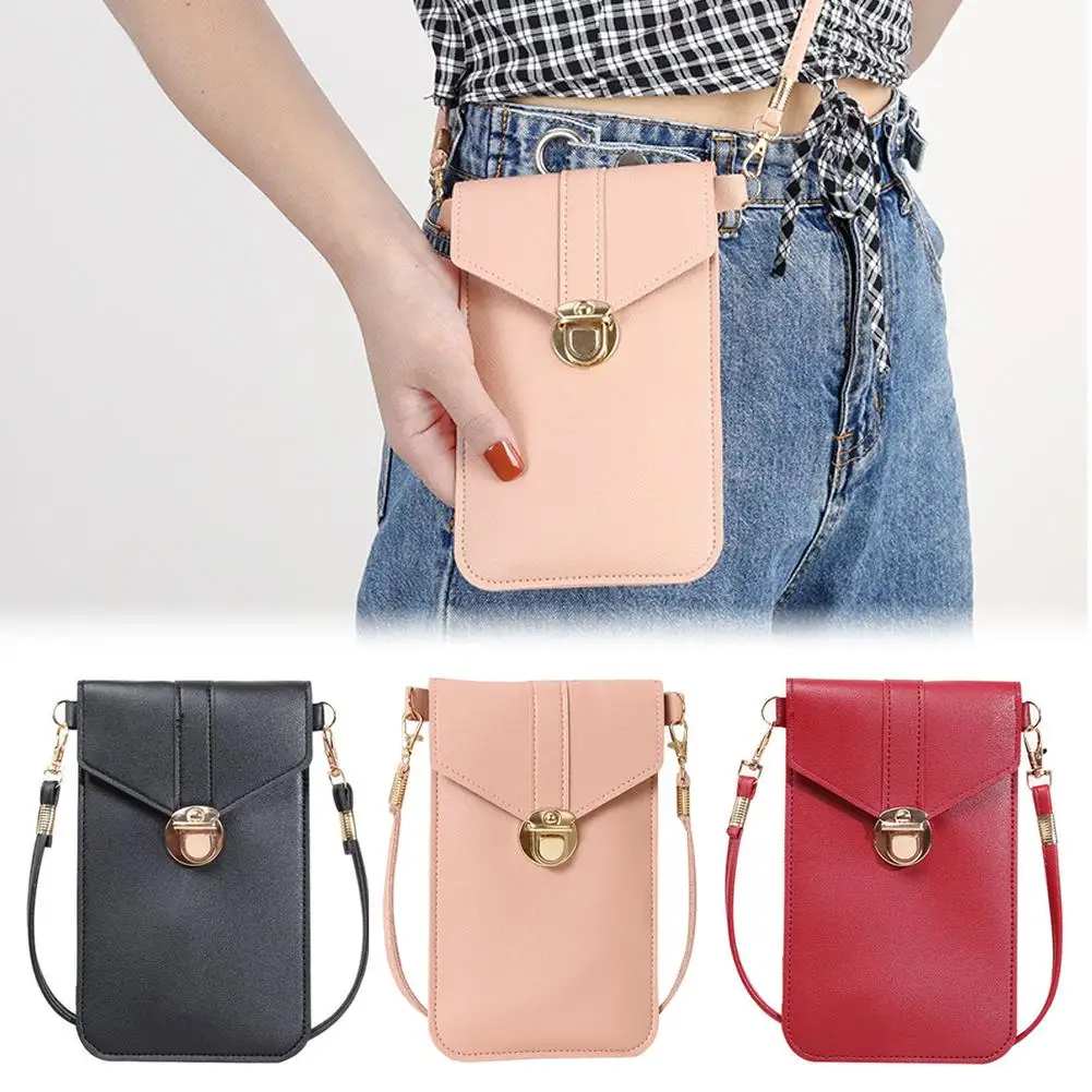 Touch Screen Mobile Phone Bag Women's Fashion Korean Bag Crossbody Purse Shoulder Bags Versatile Handbag Women's D3E3