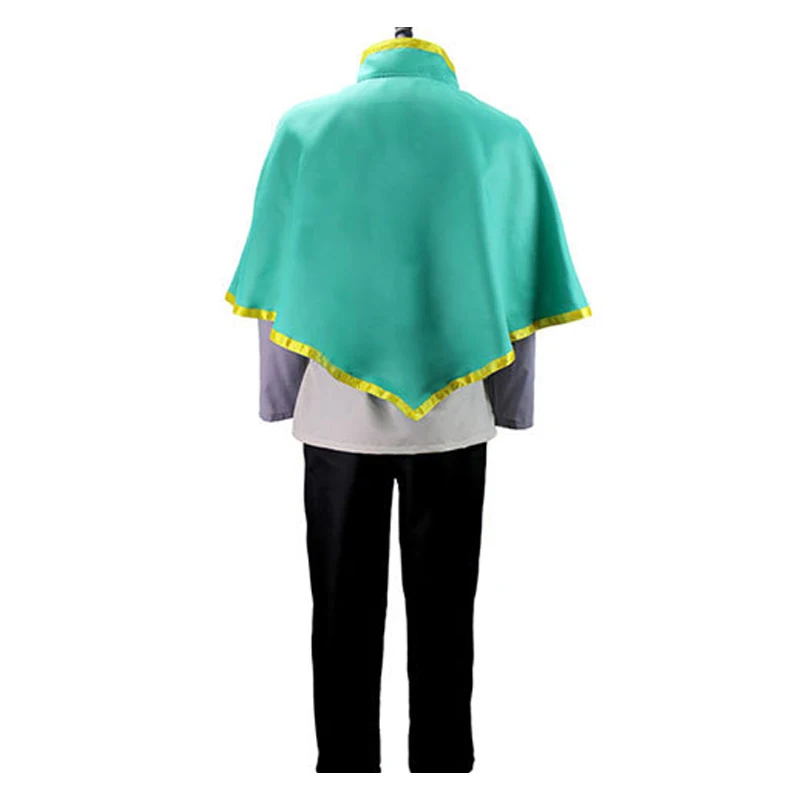 Anime KonoSuba Cosplay Satou Kazuma Costumes Wig Cloak Top Pants Kono Subarashii Sekai Ni God's Blessing On This Wonderful World