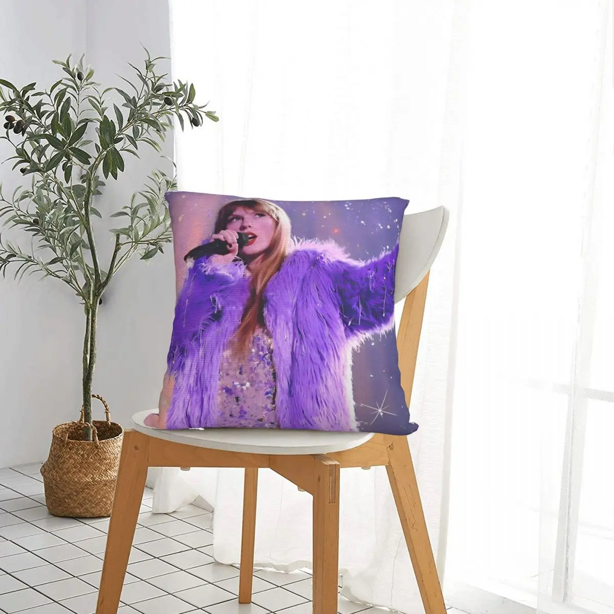 Famous Singer Swiftie Pillowcase Polyester Cushion Cover Decorative Throw Pillow Case Cover Sofa Wholesale 40*40cm