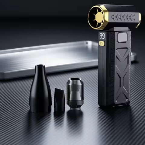 2026 New 1000000RPM Turbo Jet Blower 2in1 Super Powerful Air Blower Vacuum Dust Cleaner USB Rechargeable 65m/s Violent Blower