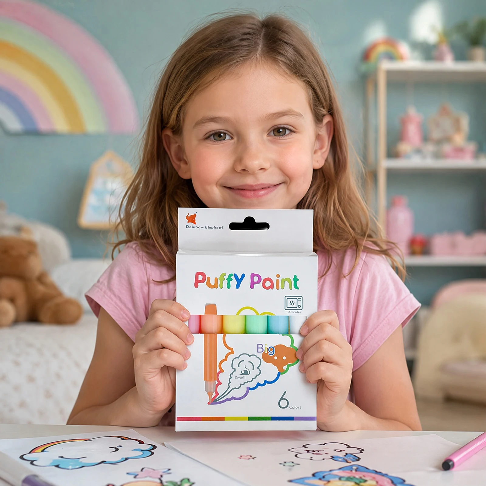 ปากกาเพ้นท์ 3D 6 สี ปากกามาร์ค - Art Craft Doodle บทวิจารณ์และราคา