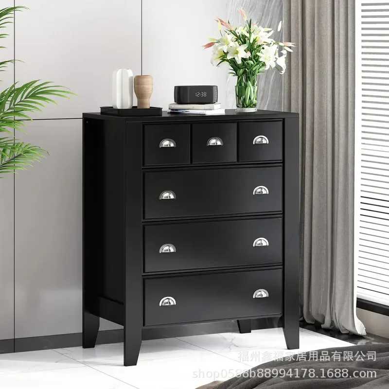 New Custom Wooden Four Drawer Cabinet for Bedroom Living Room Dresser Storage Organizer Furniture Home Decor