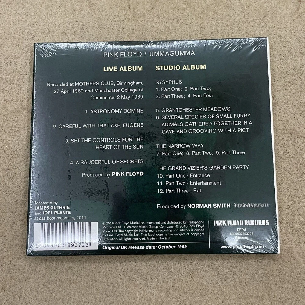 Pink Floyd Ummagumma 2CD Classic Rock Album 1969 Remastered Progressive Psychedelic Music Disc Set UK Band Audiophile