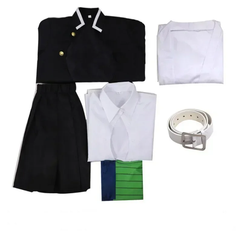 2025 Halloween  Anime Kostuum Kanroji Mitsuri Cosplay Halloween Vrouw Volwassen Kleding Kids Pruik Uniform Kostuums Voor Vrouwen