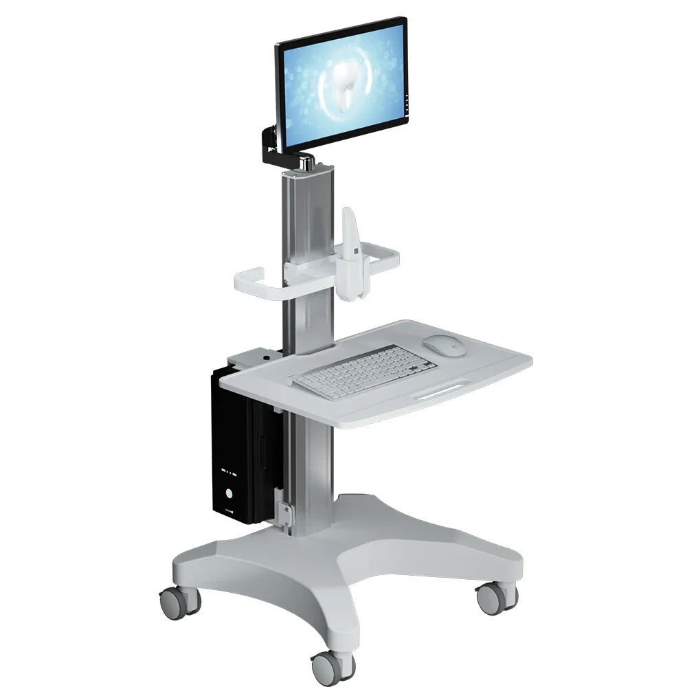 Carrello per scanner intraorale dentale Carrello per scanner orale per clinica dentista con supporto per vassoio Carrello per armadio mobile OC-1T OC-1TD