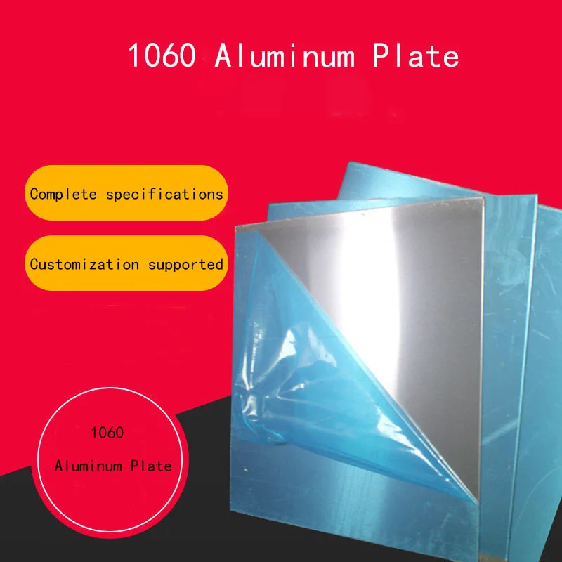 

1060 Aluminum Plate Width 100mm200mm300mm400mm Pure Aluminum Flat Plate Mechanical Parts DIY Frame Metal Plate Thickness 1-10mm
