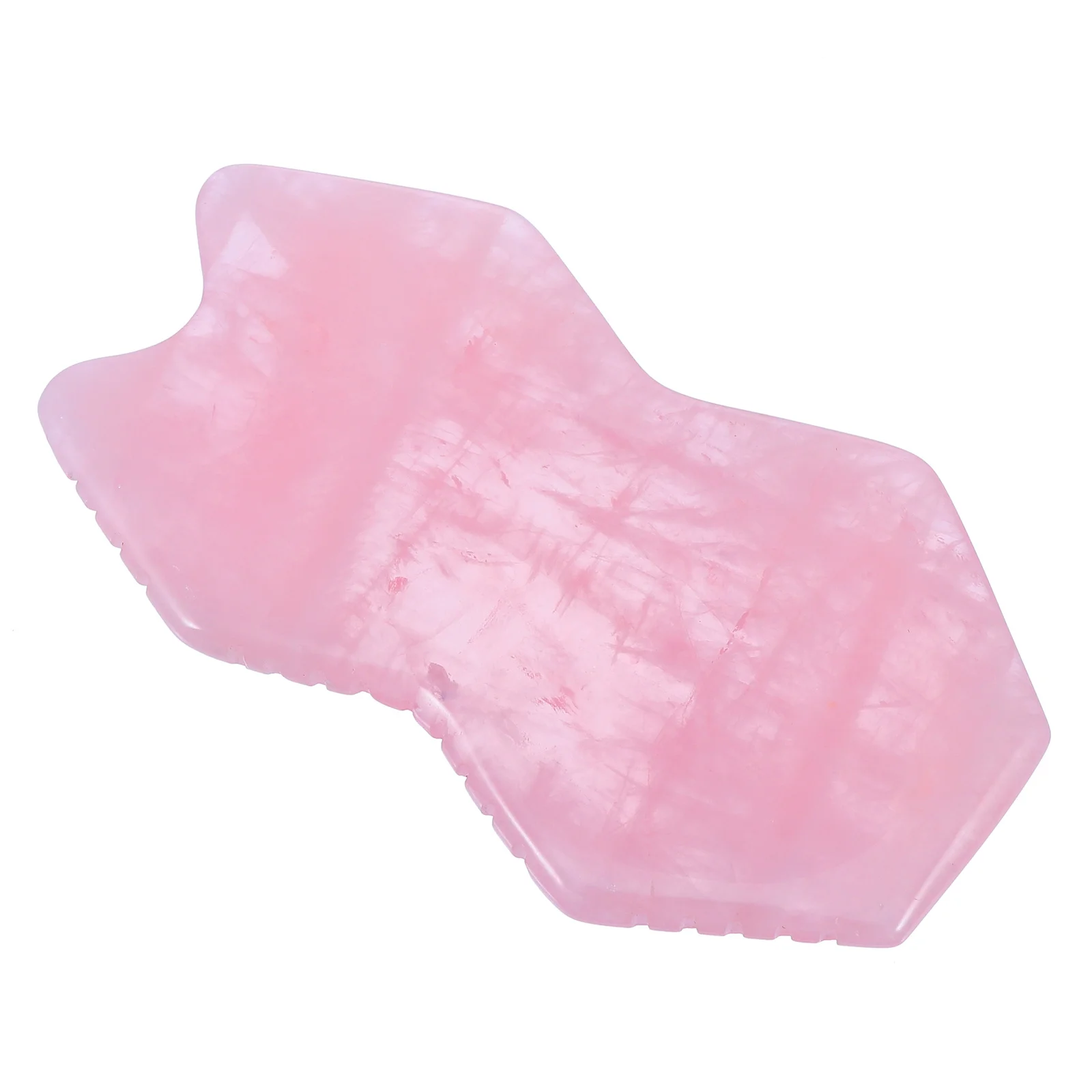 

1Pcs Crystal Quartz Guasha Scraping Board Body and Face Massage Tool Pain Relief Muscle Relaxation Portable Ergonomic Design