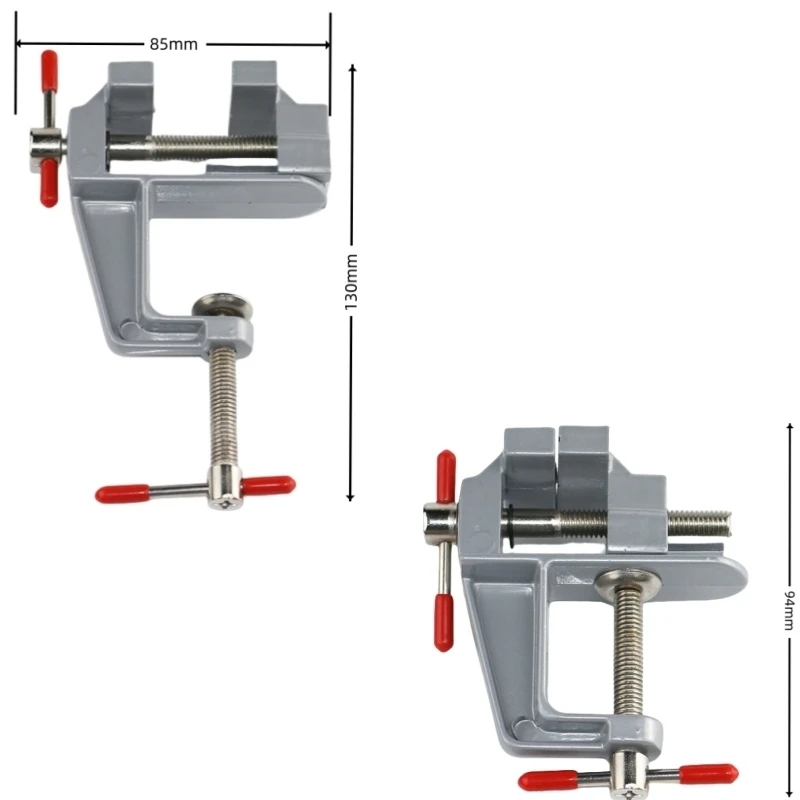 35MM Aluminium Alloy Table Bench Clamp Vise Multi functional Bench Vise Table Screw Vise for DIY Craft Mold Fixed Repair Tool