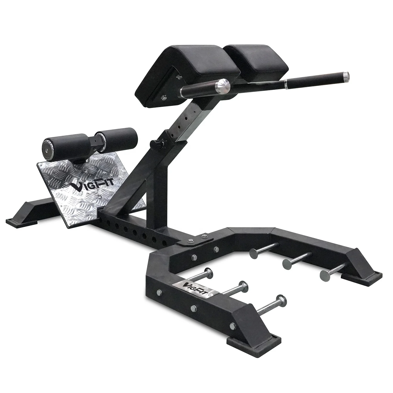 

Adjustable Back Extension Machine Professional Strength Training Foldable 45 Degree Roman Chair Back Trainer 2025