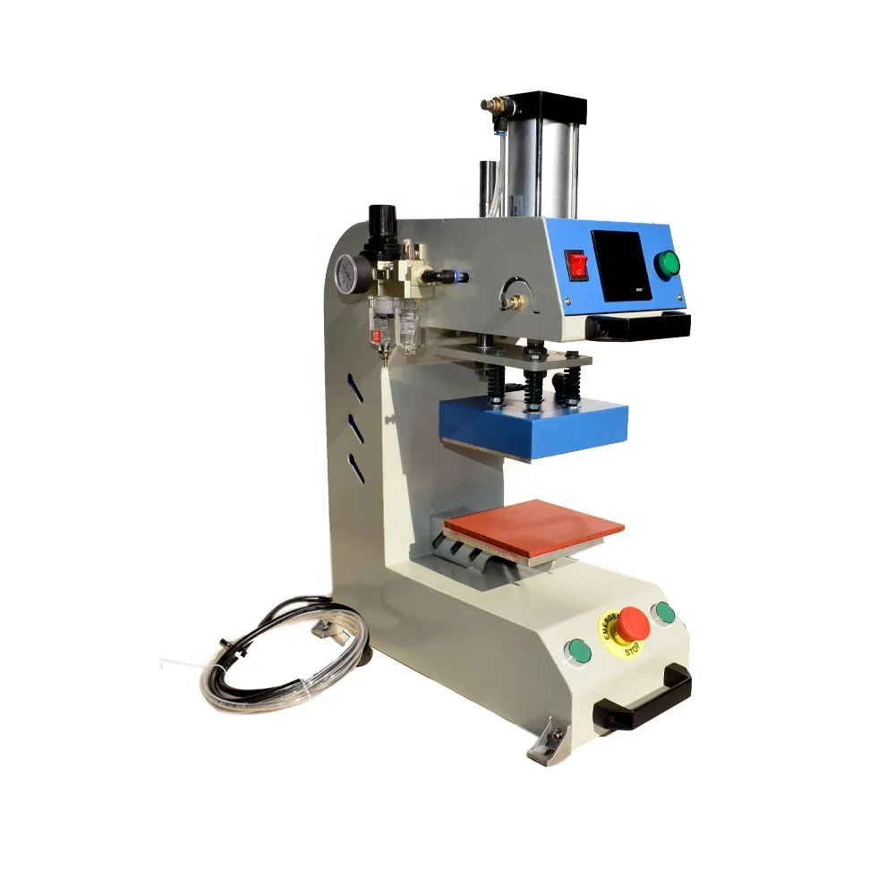 

Air Pressure Force 20x20cm Small Label Iron Fabric Transfer Kids T Shirt Printing Heat Press Machine For Chest/neck Shirts