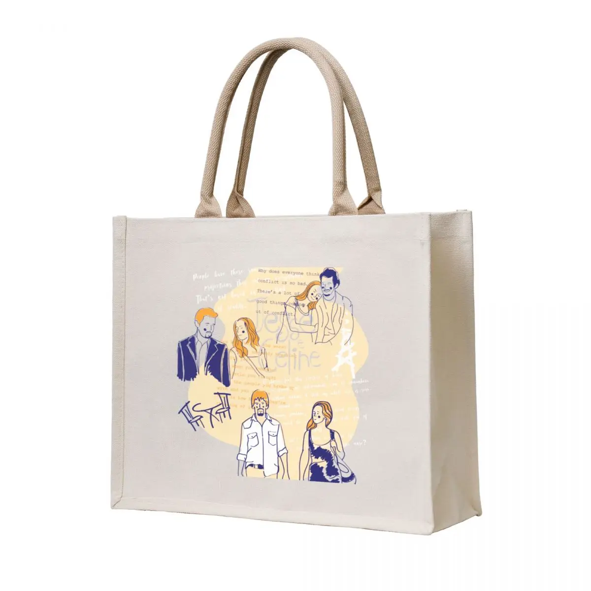 

Before Sunrise Tote Bag Canvas bag for women free delivery bags Women's shopping bag Women's handbag
