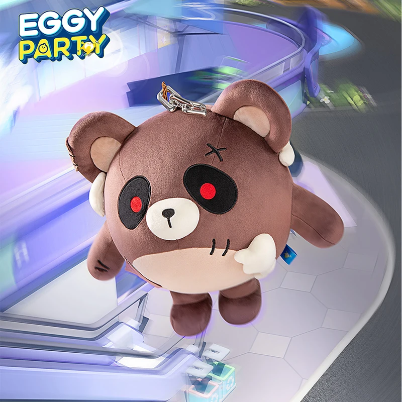 Eggy Party-peluche de peluche, muñeco de peluche, marioneta de juego genuino, periférico