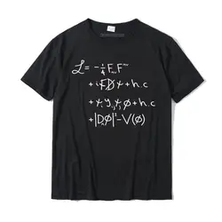 Standard Model Lagrangian Higgs Boson Physics Teacher T-Shirt Brand Mens T Shirt Cotton Tees Design