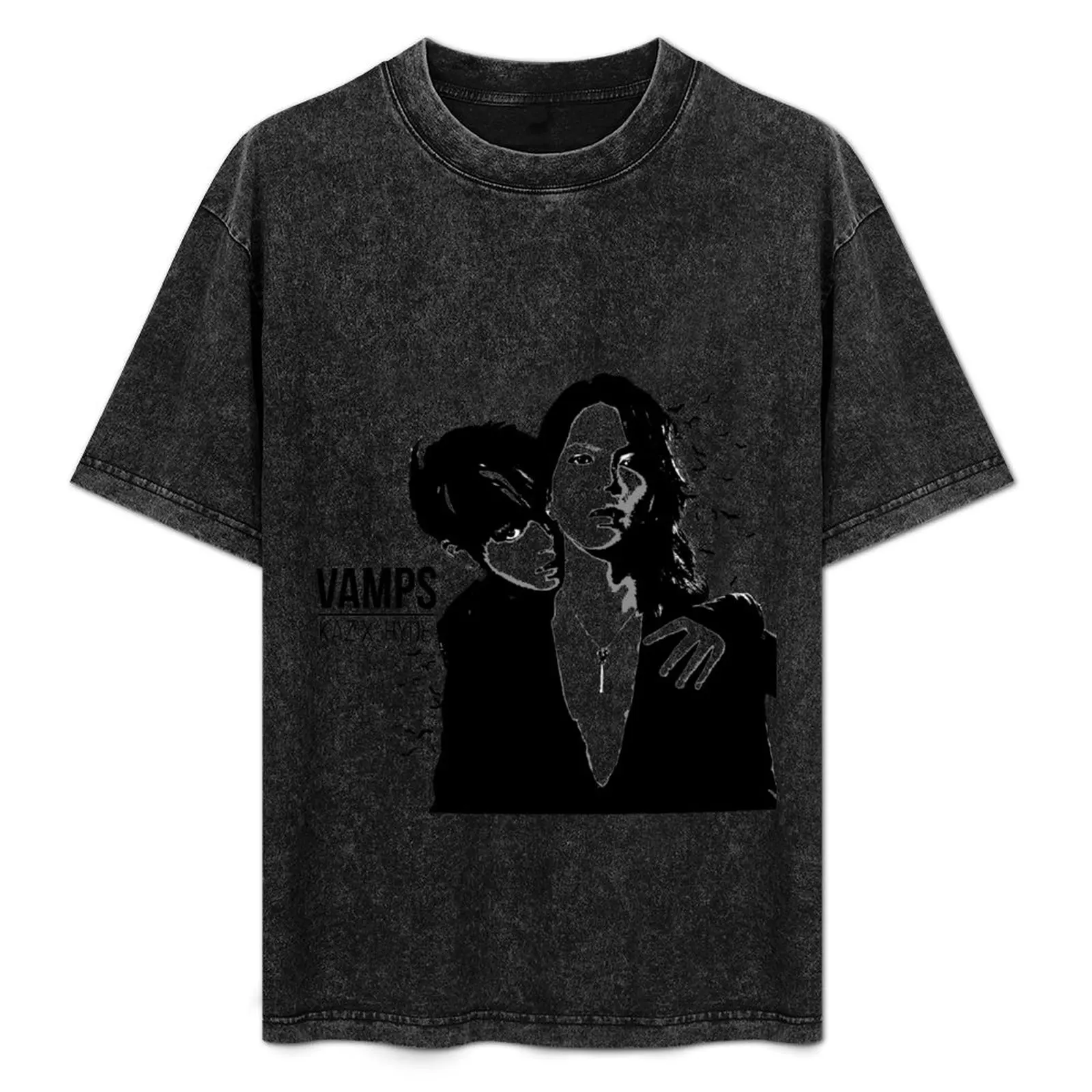 

vamps : hyde X kaz T-Shirt Basic Short Sleeve T-Shirt for Men