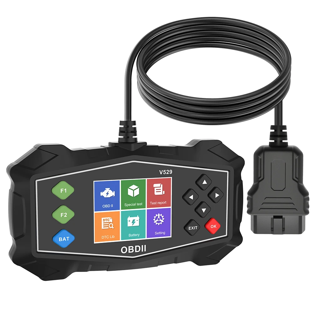 Car OBD2 Diagnostic Tools Fault Code Clear Auto OBD II Battery Tester Code Reader Check Engine System Read Vehicle Information