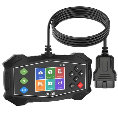 Car OBD2 Diagnostic Tools Fault Code Clear Auto OBD II Battery Tester Code Reader Check Engine System Read Vehicle Information