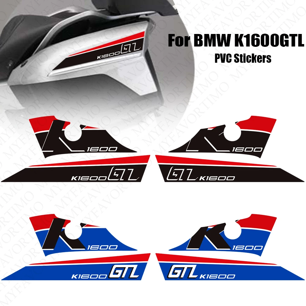 For BMW K1600GTL K1600 K 1600 GTL Fairing Fender Fuel Tank Pad Knee Fender Front Fairing Protector Stickers Decal Kit