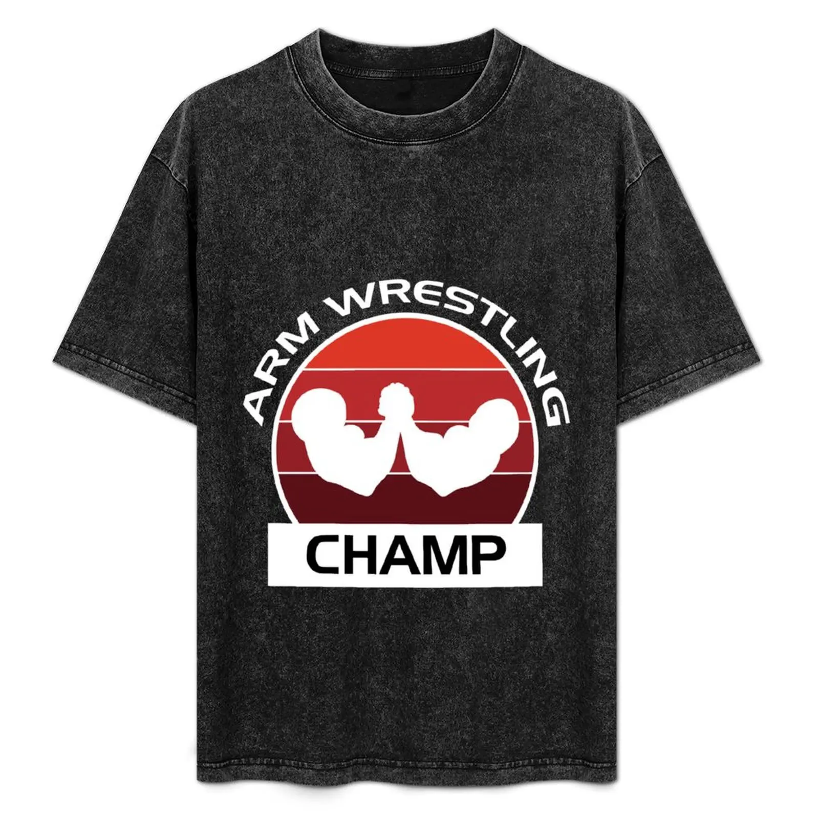 

Arm Wrestling Champ T-Shirt Outdoor Work Short Sleeve Top