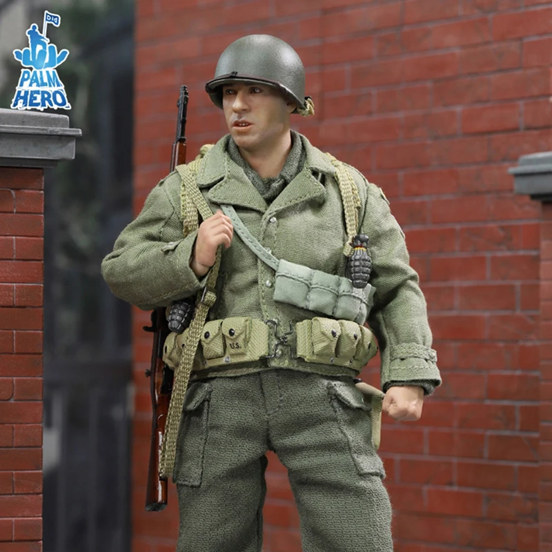 DID XA80011 1/12 WWII US Rangers Capazzo Figure Model 6'' Male Soldier Action Figure Body Doll Full Set Collectible Toy In Stock