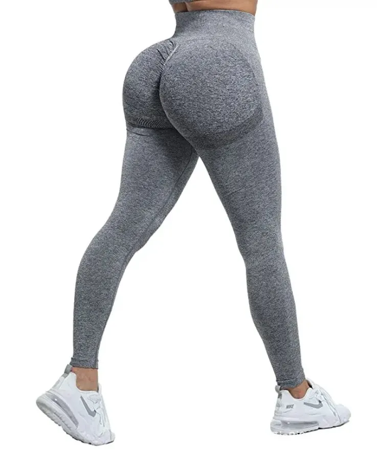 Fitness Women Sport Seamless Leggings High Waist Elastic Solid Yoga Leggings Gym Trainning Joggings Pants Female Gym 6205