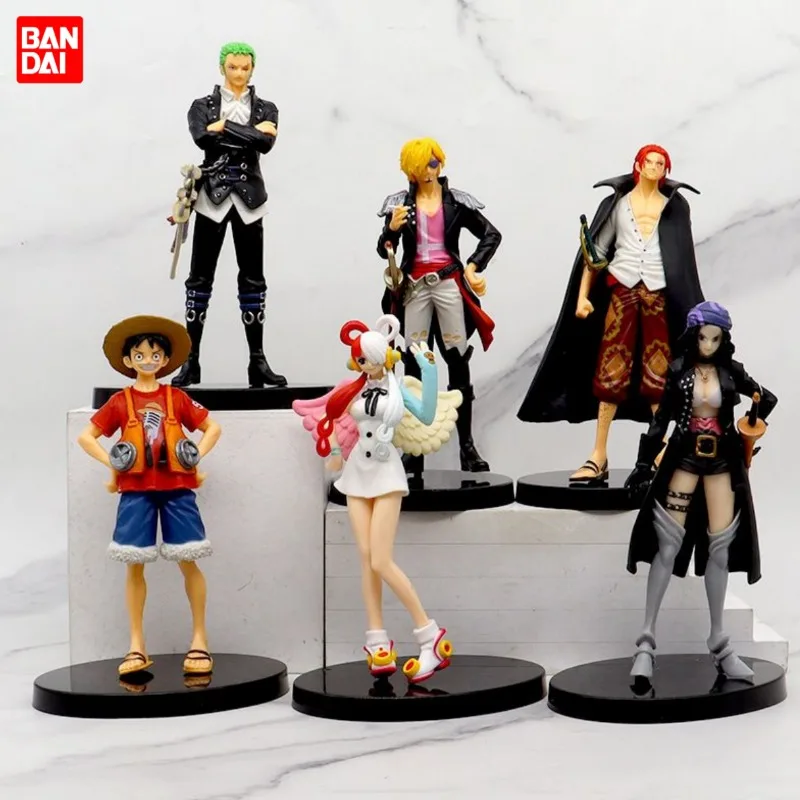 One Piece Luffy Zoro Nico Robin Usopp Sogeking Animation Peripheral Theater Version Standing Desktop Model Ornament Boys Gift