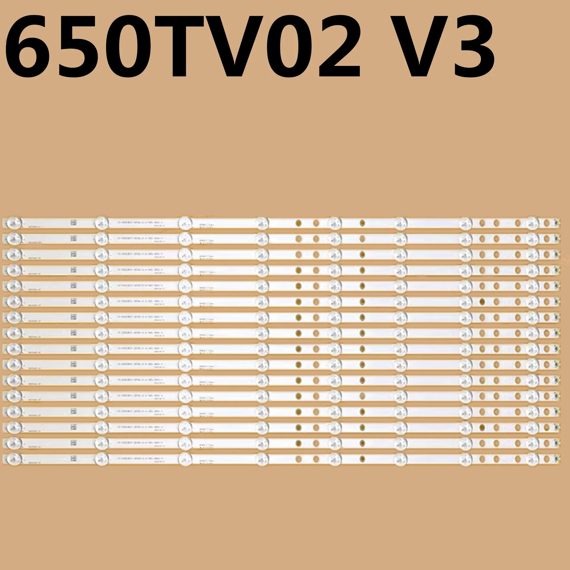 LED Backlight strip 8 Lamp for 650TV02 V3 CX-65S03E01-2B774-0-A-573 KDL-65W850C KDL-65W855C KDL-65W857C KDL-65W859C