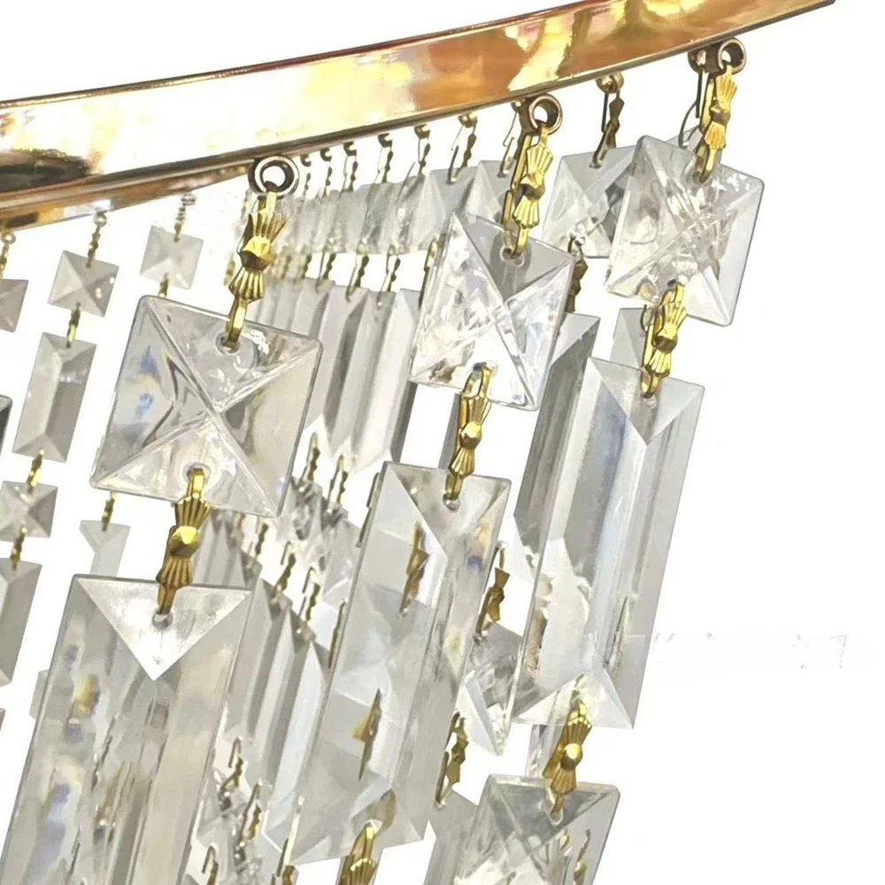 5 Stück Neues Design Blumenständer Goldener Bogenständer für Hochzeitsdekoration und Event-Party-Dekoration – Detail 9