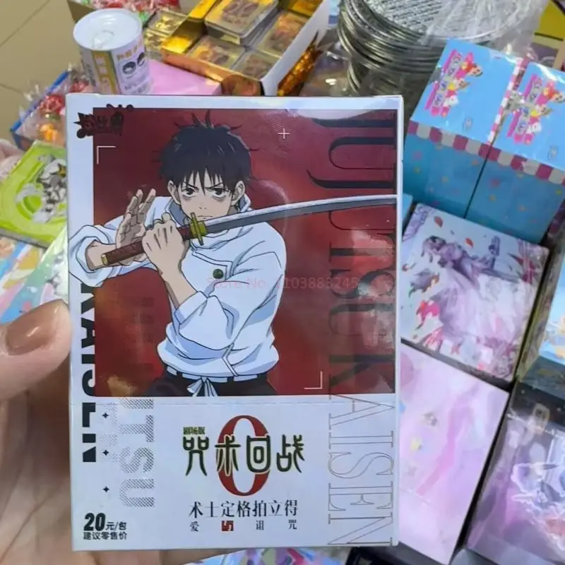 새로운 오리지널 KAYOU 카드 Jujutsu Kaisen 카드 Gojo Satoru Fushiguro Megumi Itadori Yuji Warlock 컬렉션 기프트 카드 컬렉션