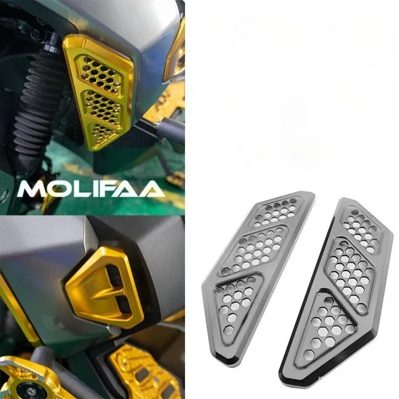 

For SYM Husky Adv 150 Motorcycle CNC Aluminum Hollow Decorative Cover Head Side Front Cover Pair Scooter Accessories