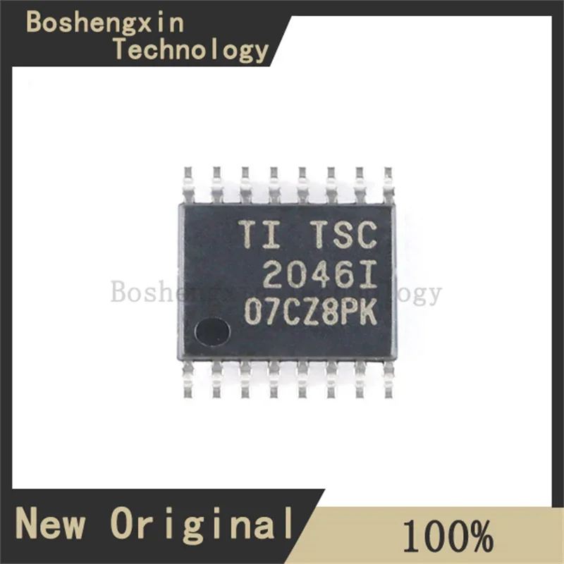 2Pcs TSC2046IPWR 4-Wire Touch Screen Controller with Low Voltage Digital I/O TSSOP-16 TSC2046IPWR