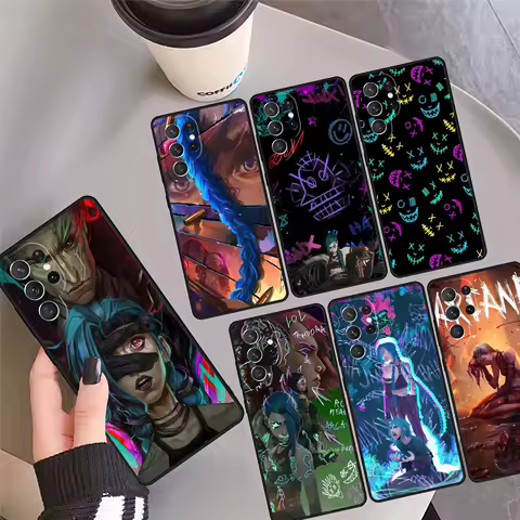 Arcane Phone Case Cover Coque For Samsung Galaxy S24 Ultra 23 S22 Plus S21 FE S20 S8 S9 S10 Note 10 Pro Note 20 Ultra