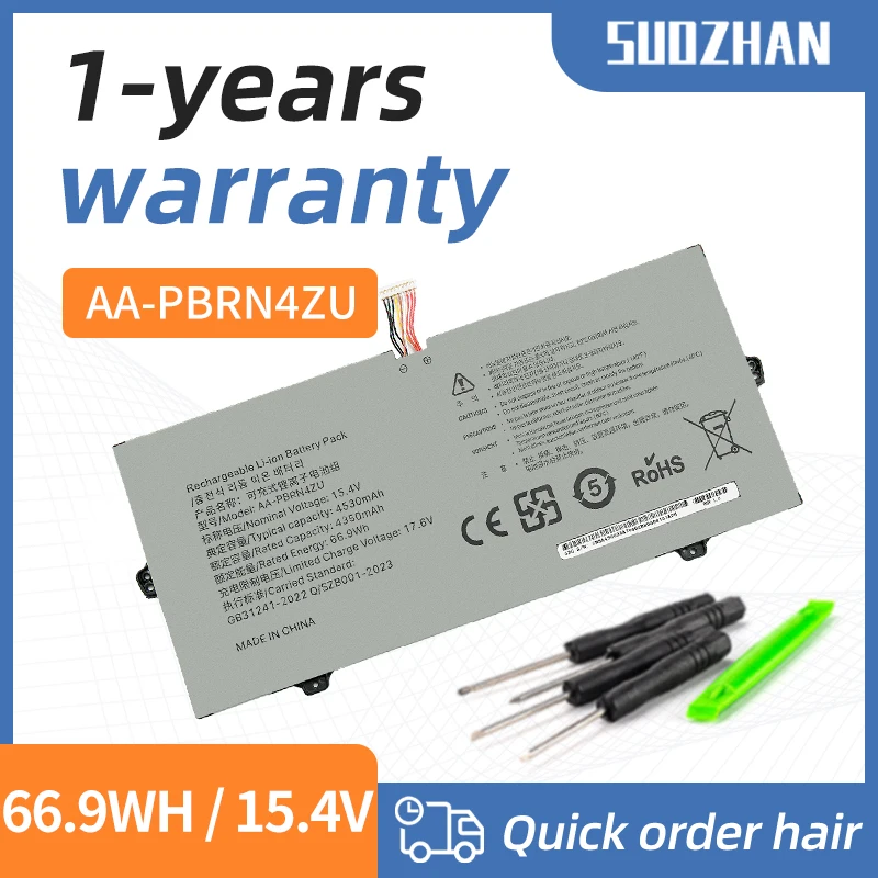 SUOZHAN AA-PBRN4ZU Laptop Battery For For Samsung NP950QCG 930XCJ 930QCG 950QCJ 930QCJ 950XCJ AA-PBPN42U