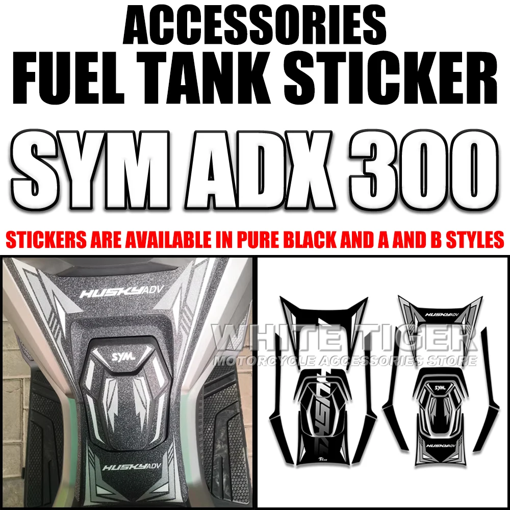 Fit SYM ADX-300 300-ADX Motorcycle Modified Fuel Tank Sticker Protection Accessories For SYM ADX 300 300ADX ADX300