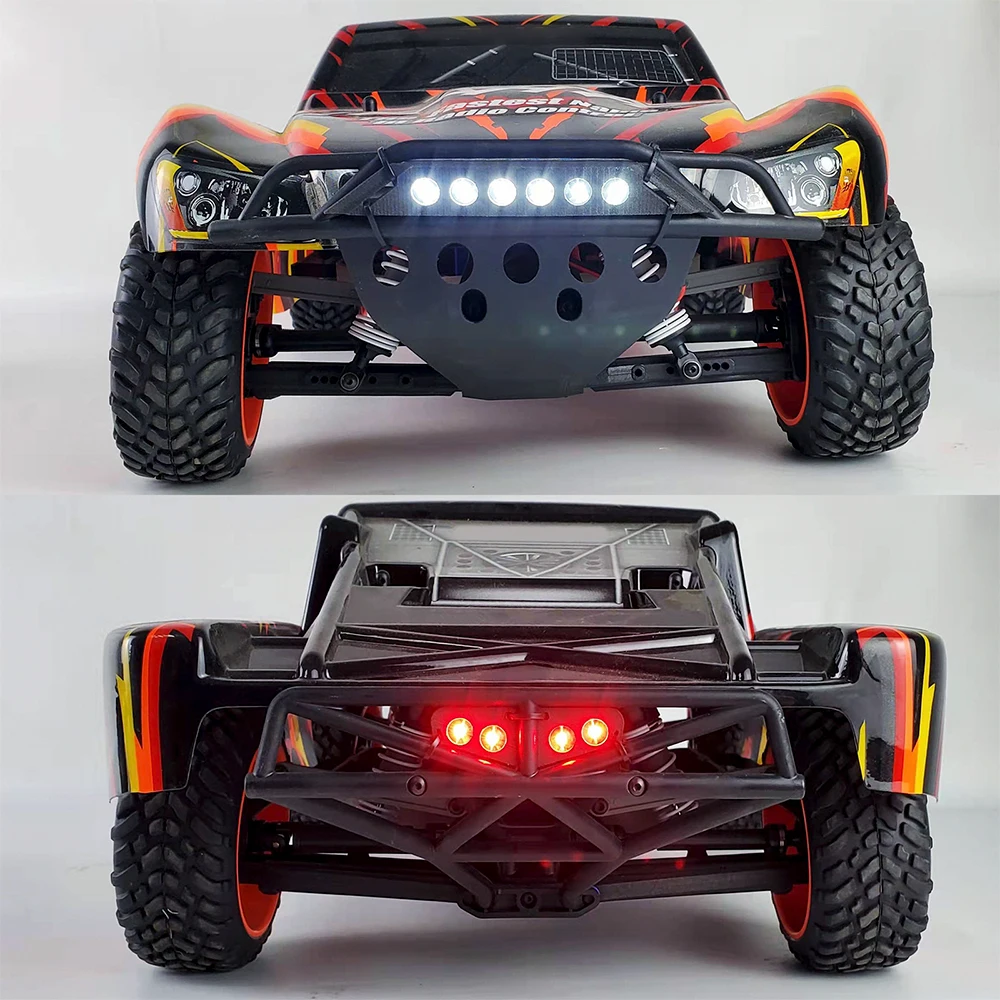 AXSPEED Przednie tylne światło LED Zestaw reflektorów tylnych do 1/10 SLASH 4x4 2wd VXL RC Crawler Car DIY Części dekoracyjne