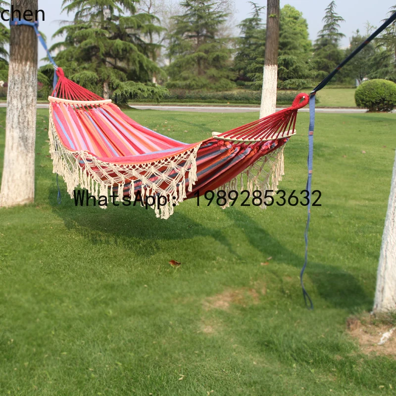 Immagine 4: Amaca con nappe - anti-ribaltamento per esterni, in tela resistente