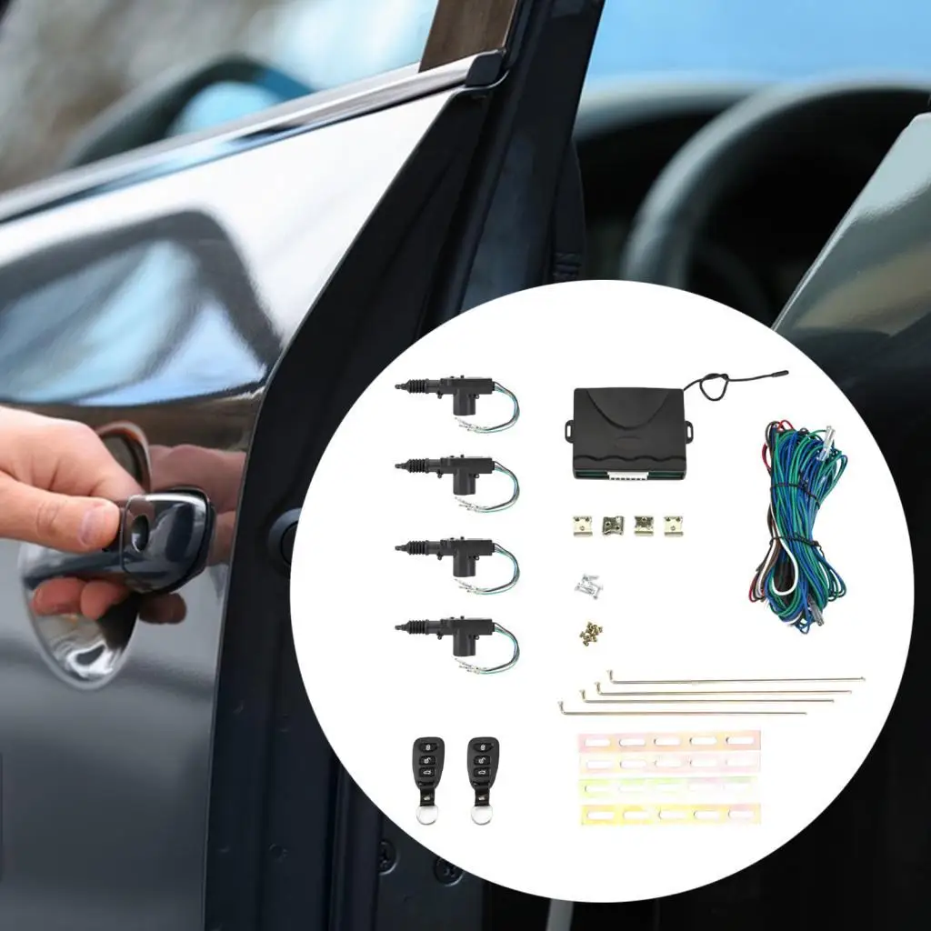 

Universal Car Door Lock Vehicles Automotive Accessories Professional Stable Performance Auto Remote Central Locking Kit Replace