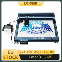 LONGER Laser B1 30W Laser Engraver Cutter, 6-core Laser Head, 33-36W Power Output, 450x440mm Engraving Area