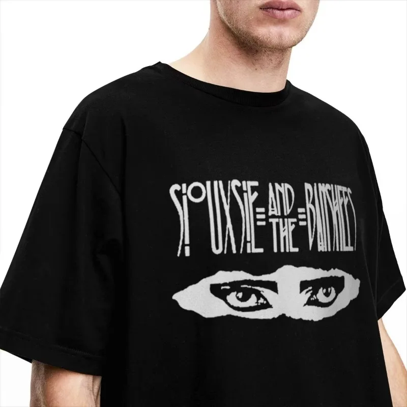 Siouxsie and Banshees الشرير الموسيقى ميرش قميص الرجال النساء الرعب القوطي 80s كول تي شيرت س الرقبة قصيرة الأكمام جديد وصول القماش الصيف #2