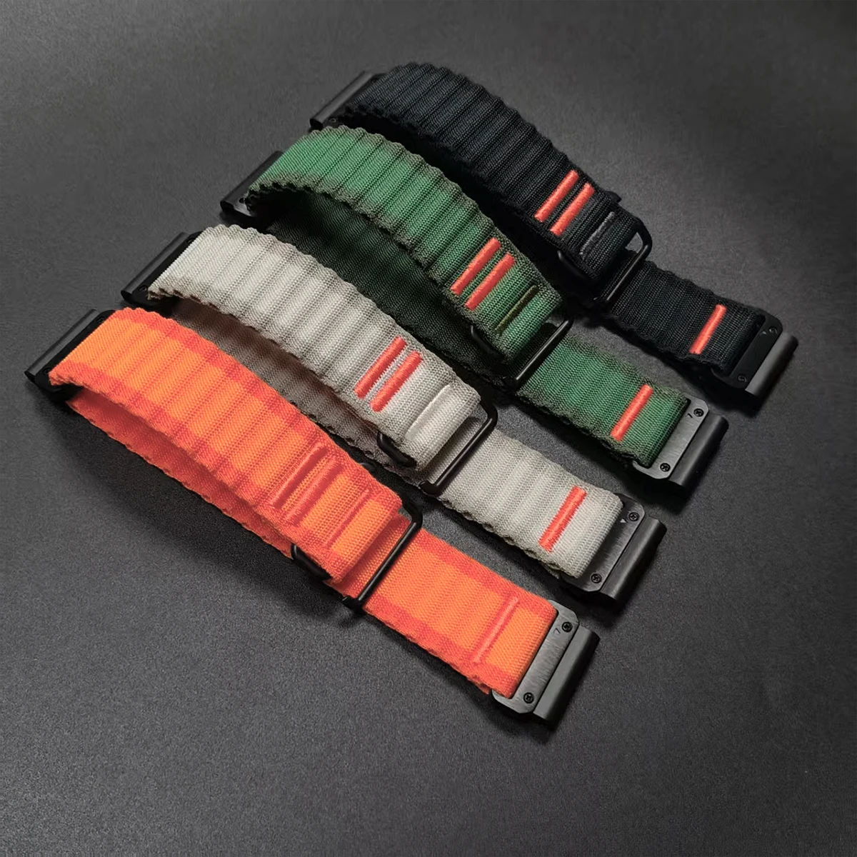 22/26mm Quickfit Nylon Watch Band for Garmin Fenix 9/Fenix 9 Pro Solar 51mm 47mm Strap for Fenix 8/Enduro/Descent Mk3i Bracelet