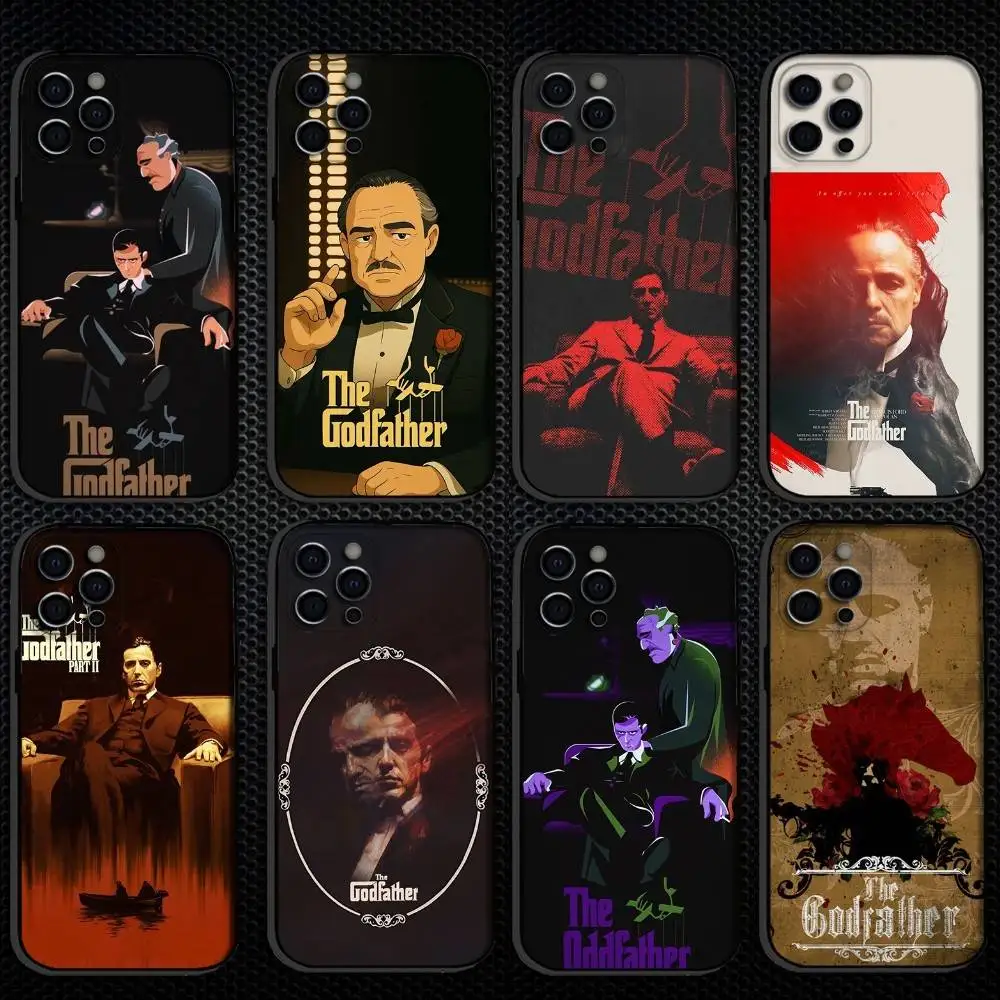 

T-The G-Godfather Classic Phone Case For iPhone 16,15,14,13,12,11 Plus,Pro Max, Others Soft Black Cover