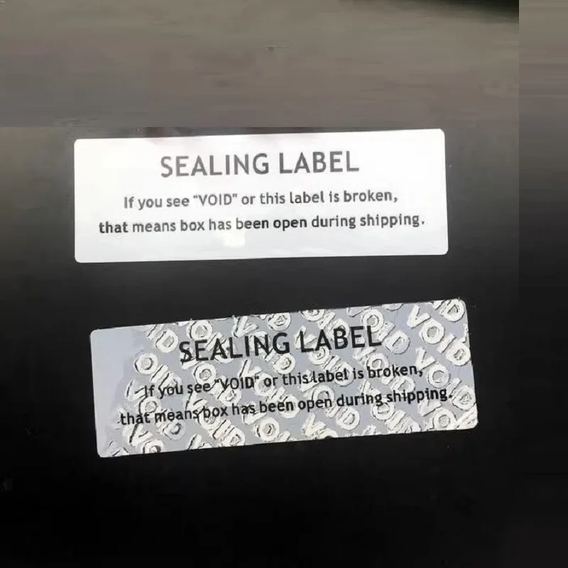 100pcs 10*3cm Warranty Protection Sticker Security Seal Tamper Proof Warranty Void Label Invalid Label Disposable Seal Stickers